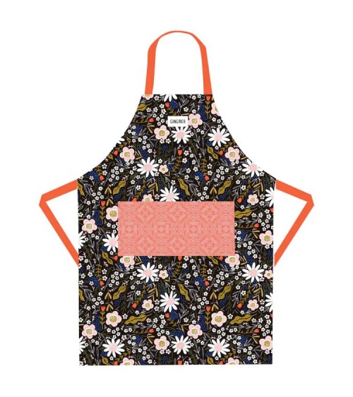 Kitchen Apron - Floral Bouquet Gingiber kitchen cooking women funny cute bbq aprons for men