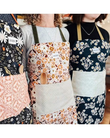 Kitchen Apron - Floral Bouquet Gingiber kitchen cooking women funny cute bbq aprons for men