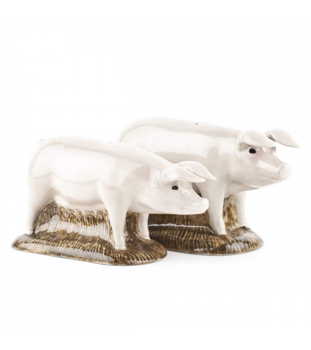 Schwein - Salz und Pfefferstreuer Set Quail Ceramics  pfeffer steuer salzpfeffersteuer set lustige kaufen