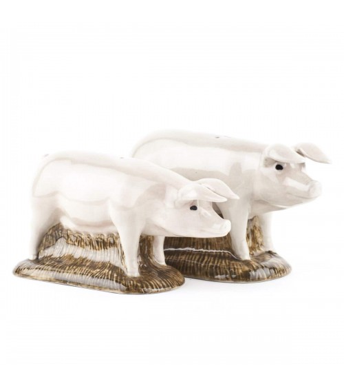 Schwein - Salz und Pfefferstreuer Set Quail Ceramics  pfeffer steuer salzpfeffersteuer set lustige kaufen