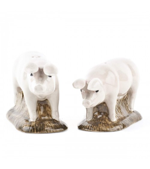 Cochons - Salière et poivrière original Quail Ceramics design sel saliere poivrier salier poivrière