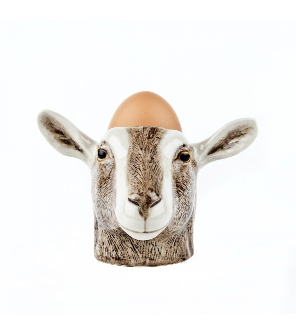 Toggenburg Goat - Egg cup holder Quail Ceramics cute egg cup holder