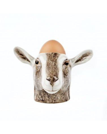 Toggenburg Goat - Egg cup holder Quail Ceramics cute egg cup holder