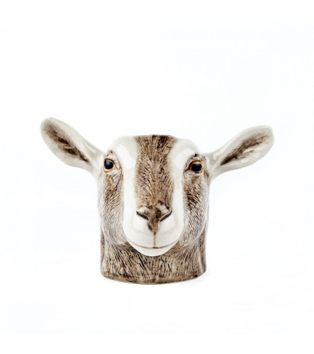 Chèvre Toggenburg - Coquetier original en céramique Quail Ceramics oeuf original design