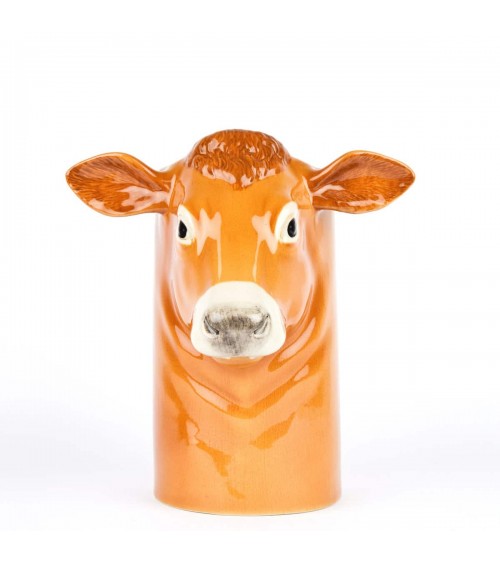 Vache - Jersiaise - Pot à ustensiles de cuisine en ceramique Quail Ceramics original suisse