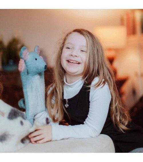 Molly la souris - Marionnette à main Sew Heart Felt marionnett peluche anglaise animaux jouet