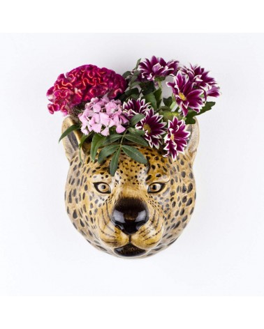 Leopard - Keramik Wandvase Quail Ceramics vasen deko blumenvase blume vase design dekoration spezielle schöne kitatori schwei...