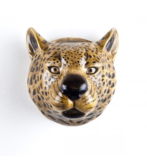 Leopardo - Piccolo vaso da parete Quail Ceramics vasi eleganti per interni per fiori decorativi design kitatori svizzera