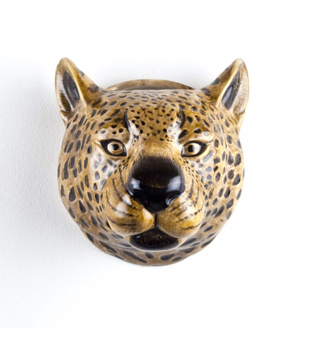 Leopardo - Piccolo vaso da parete Quail Ceramics vasi eleganti per interni per fiori decorativi design kitatori svizzera
