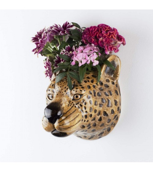 Leopardo - Piccolo vaso da parete Quail Ceramics vasi eleganti per interni per fiori decorativi design kitatori svizzera