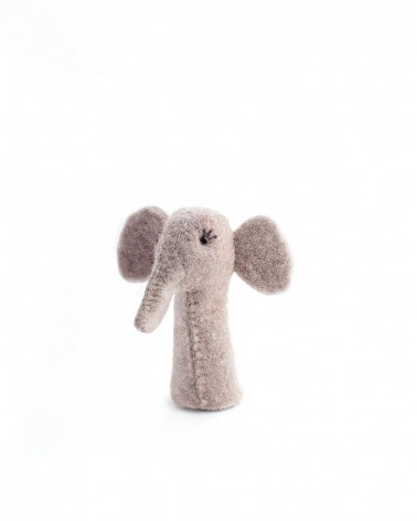 Elefante - Marionetta da dito Sew Heart Felt burattini burattino da dita mano