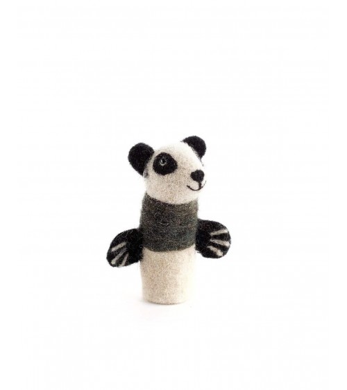 Panda - Fingerpuppe aus Filz Sew Heart Felt Tier hand puppe aus filz kaufen