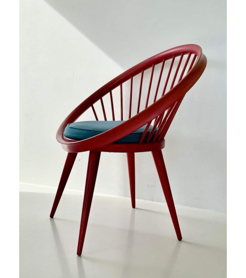 Circle Chair di Yngve Ekström - Poltrona design Vintage kitatori mobili Oggetto di design vintage svizzera