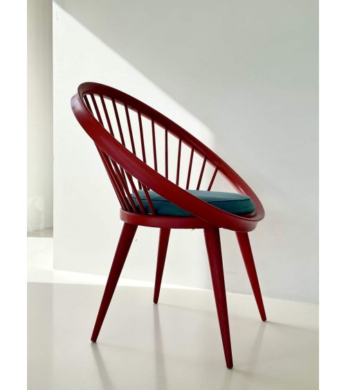 Circle Chair di Yngve Ekström - Poltrona design Vintage kitatori mobili Oggetto di design vintage svizzera