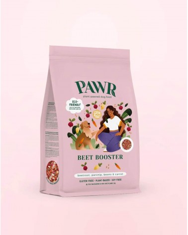 Beetroot booster - Hypoallergenic vegan dog food PAWR best vegetarian plant based allergy dog food