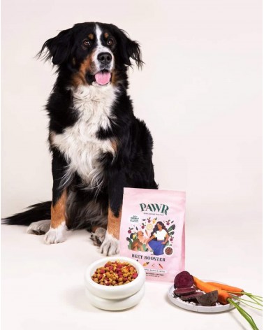 Booster aux betteraves - Croquettes pour chien hypoallergéniques PAWR nourriture nourrir un chien suisse vegan végétariennes
