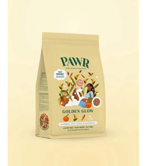 Brillantezza dorata - Cibo ipoallergenico per cani PAWR mangimi migliori crocchette per cani allergici