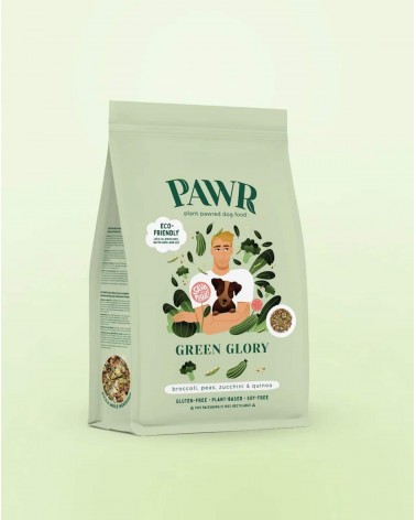 Gloria verde - Cibo ipoallergenico per cani PAWR mangimi migliori crocchette per cani allergici