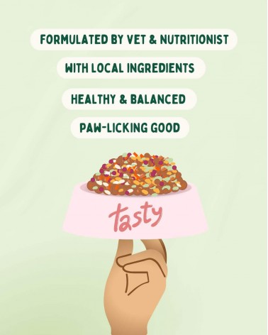 Green Glory - Hypoallergenic vegan dog food PAWR best vegetarian plant based allergy dog food