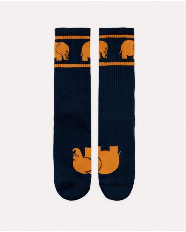 Bambus Sportsocken, Socken - Marine blau Trendsplant socke kuschelsocken für damen lustig herren farbige coole socken