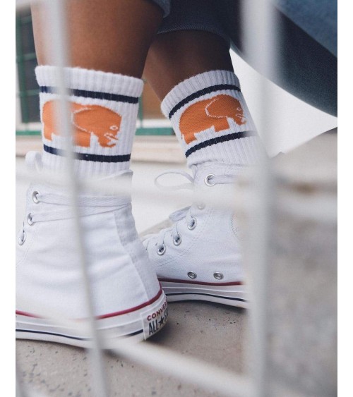 White bamboo sports socks Trendsplant funny crazy cute cool best pop socks for women men