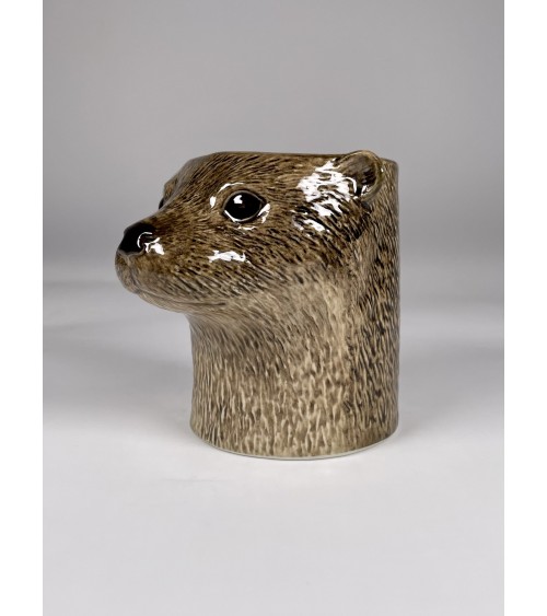 Lontra - Portapenne e Vasi per piante Quail Ceramics da scrivania eleganti design originali bambina particolari