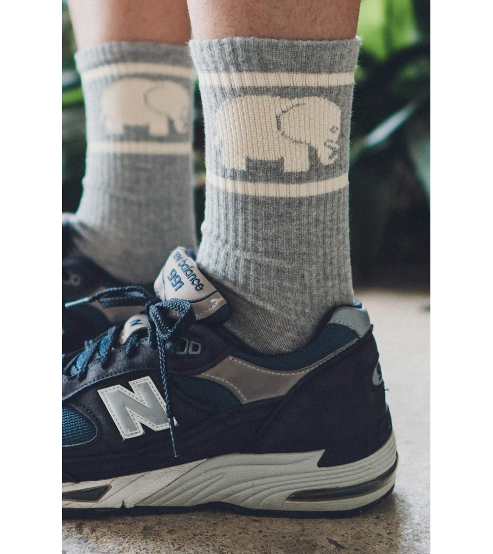 Calzini sportivi in cotone biologico - Grigio Trendsplant calze da uomo per donna divertenti simpatici particolari