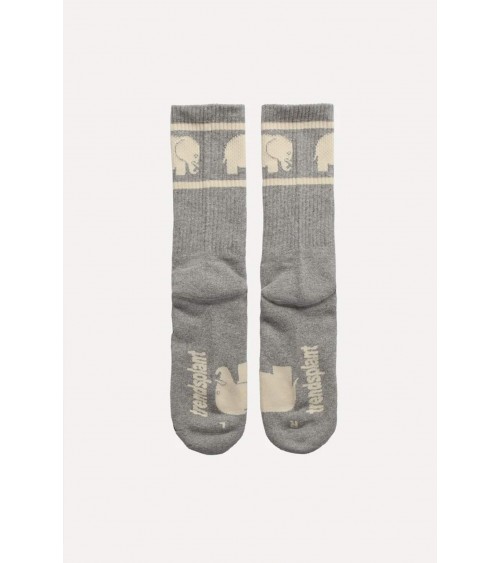 Organic cotton sports socks - Grey Trendsplant funny crazy cute cool best pop socks for women men