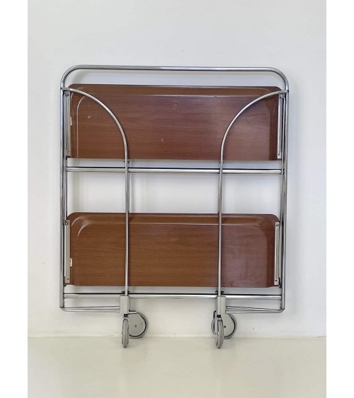 Gerlinol Dinett - Vintage Folding Serving Trolley kitatori switzerland vintage furniture design classics
