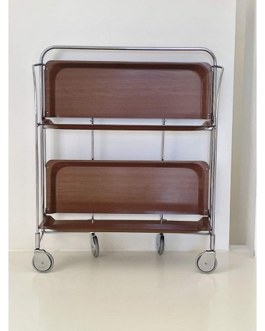Gerlinol Dinett - Vintage Folding Serving Trolley kitatori switzerland vintage furniture design classics