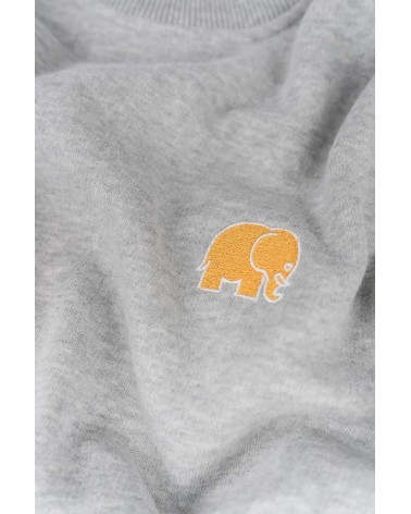 Sweatshirt Organic Essential - Gris chiné Trendsplant sweat pour femme homme coton bio Suisse