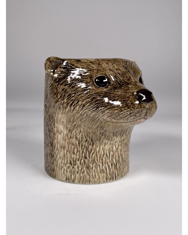 Otter - Stiftehalter & Blumentopf Quail Ceramics schreibtisch büro kinder besteckbehälter make up pinselhalter