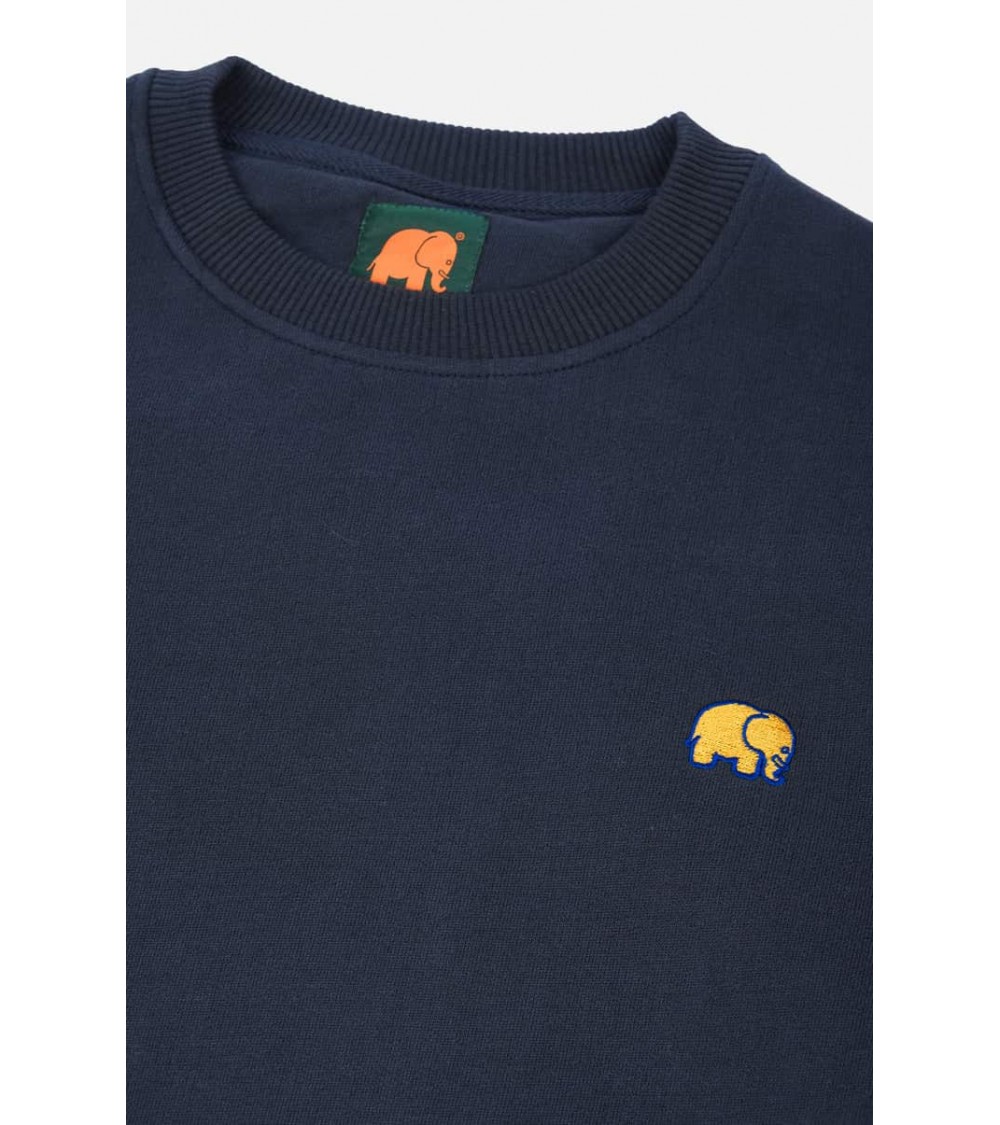 Organic Essential Sweater - Blue Trendsplant men women organic switzerland