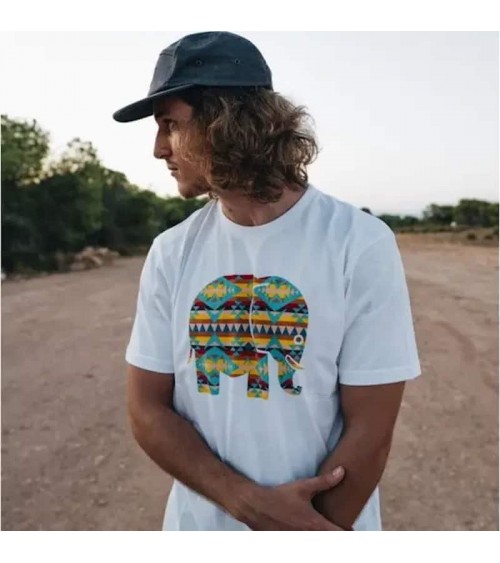 T-shirt Navajo Organic Classic - Blanc Trendsplant Tshirt tee t shirt cool marque en coton bio ethique