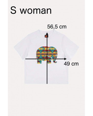 T-Shirt für Damen Navajo Organic - Weiss Trendsplant coole T shirts männer bio baumwolle nachhaltige t shirt damen