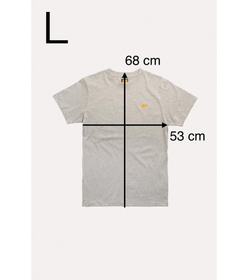 T-shirt Essential Organic - Grigio screziato Trendsplant magliette uomo donna cool tshirt t shirt cotone biologico organico