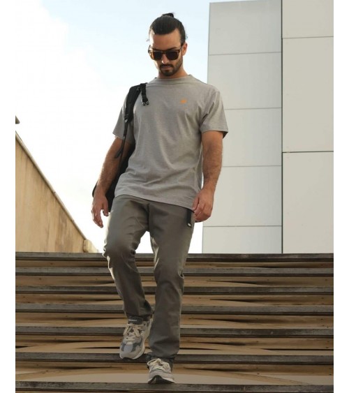T-Shirt Organic Essential - Grau Trendsplant coole T shirts männer bio baumwolle nachhaltige t shirt damen