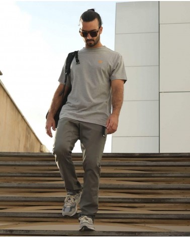 Organic Essential T-Shirt - Heather Grey Trendsplant Tee shirts bio organic cotton ethical sustainable tshirt