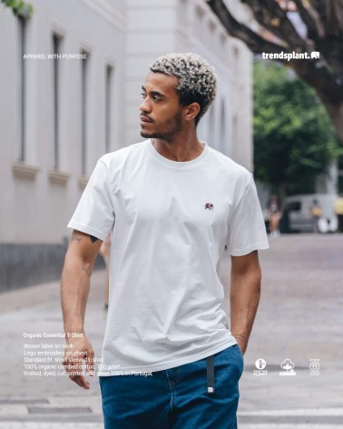 T-shirt Essential Organic - Natural Trendsplant magliette uomo donna cool tshirt t shirt cotone biologico organico