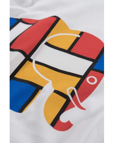 T-shirt Abstract Organic Classic - Blanc Trendsplant Tshirt tee t shirt cool marque en coton bio ethique