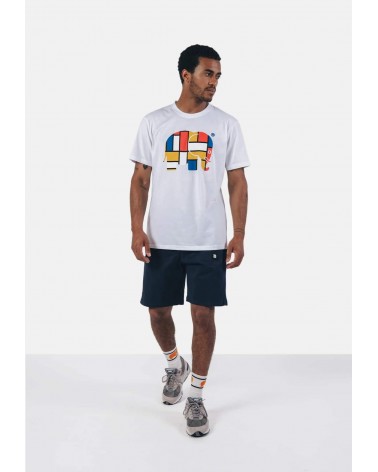 T-shirt Abstract Organic Classic - Bianco Trendsplant magliette uomo donna cool tshirt t shirt cotone biologico organico