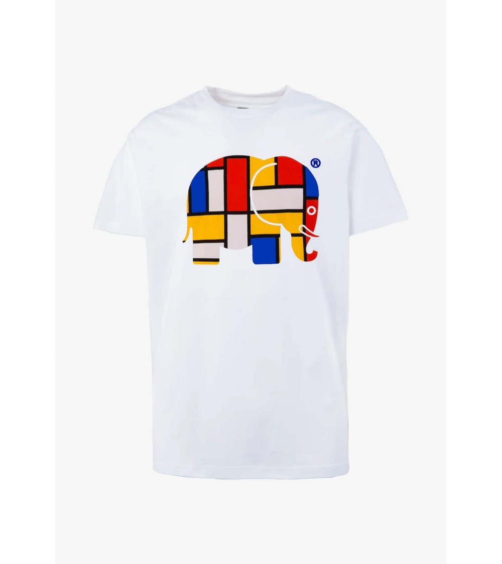 T-shirt Abstract Organic Classic - Blanc Trendsplant Tshirt tee t shirt cool marque en coton bio ethique