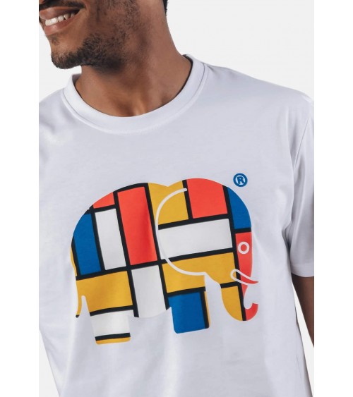 T-shirt Abstract Organic Classic - Blanc Trendsplant Tshirt tee t shirt cool marque en coton bio ethique