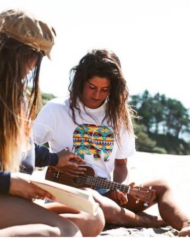 T-shirt Donna Navajo Organic - Bianco Trendsplant magliette uomo donna cool tshirt t shirt cotone biologico organico