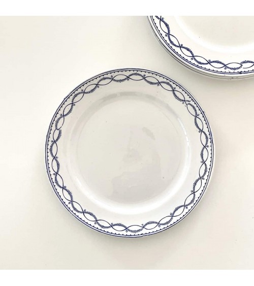 Assiette plate vintage - Boch Frères kitatori meuble vintage shop online boutique suisse