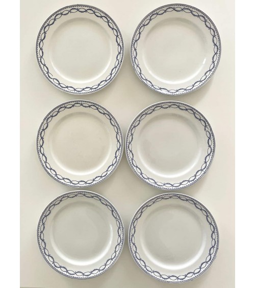 Assiette plate vintage - Boch Frères kitatori meuble vintage shop online boutique suisse