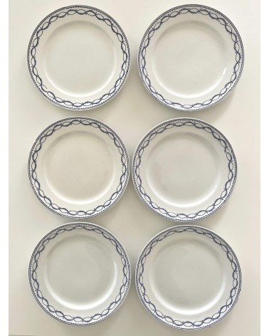 Assiette plate vintage - Boch Frères kitatori meuble vintage shop online boutique suisse