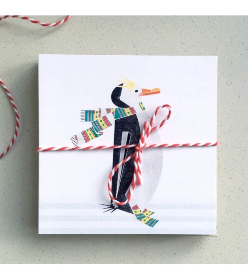 Winter Penguin - Greetings Card Ellie Good illustration happy birthday wishes for a good friend congratulations cards