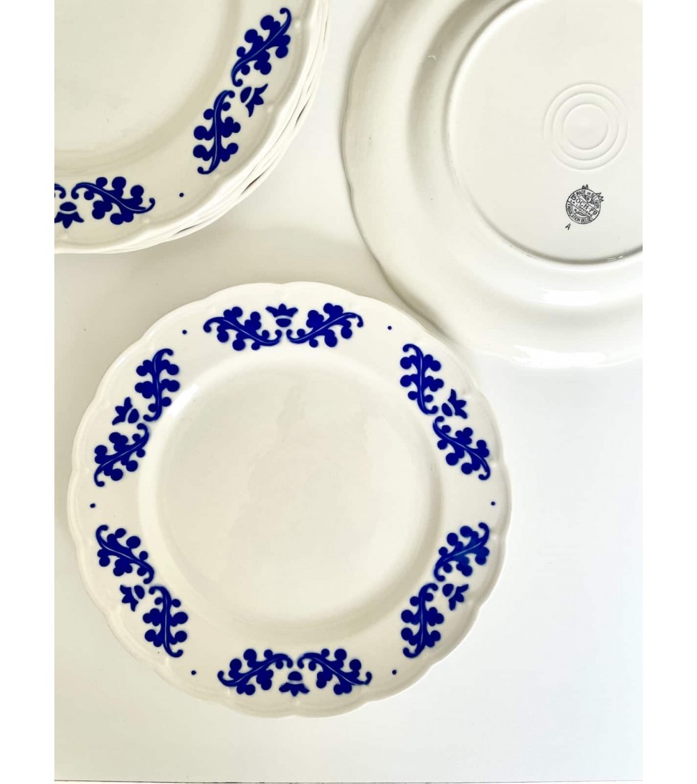 Vintage dinner plate - Boch Frères kitatori switzerland vintage furniture design classics