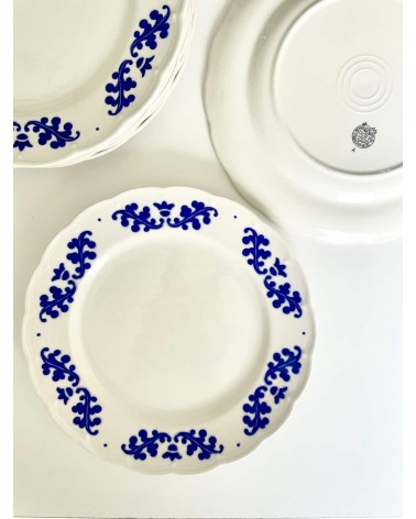 Assiette plate vintage - Boch Frères kitatori meuble vintage shop online boutique suisse